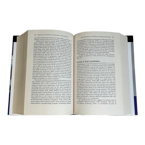 DEVELOPING AND ENHANCING TEAMWORK IN ORGANIZATIONS: By Jossey -Bass Used - Picture 2 of 8